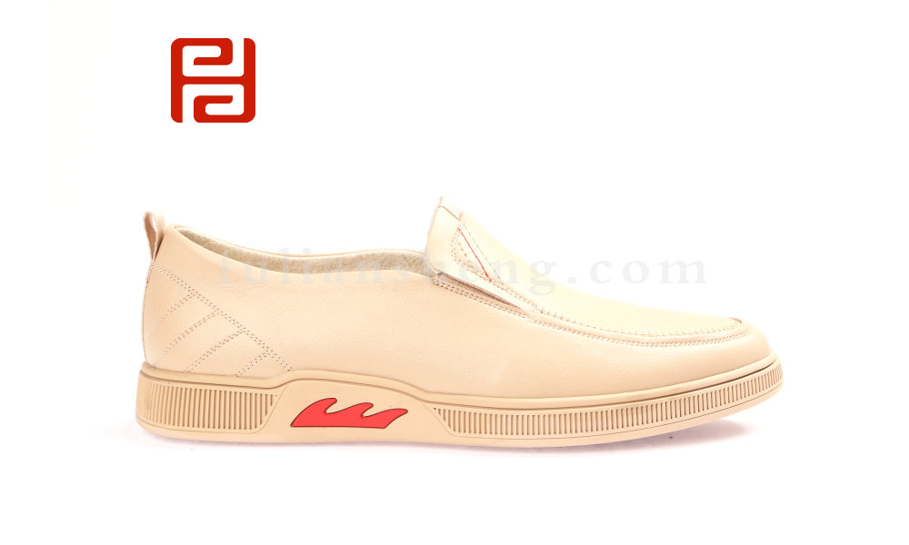 福连升春款商务休闲正装男鞋单鞋 光面舒适休闲鞋老北京布鞋图片