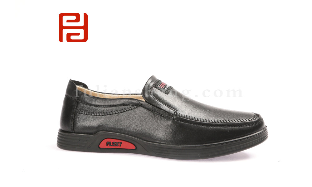 福连升春商务休闲轻便免洗休闲鞋老北京布鞋男士单鞋图片