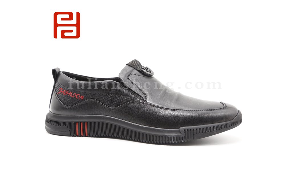福连升商务休闲男鞋棉麻舒适工作鞋低帮休闲鞋图片