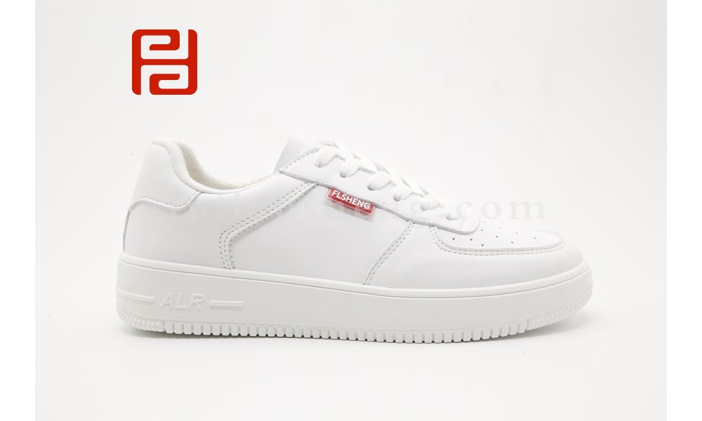 经典小白鞋板鞋白桔绿色男鞋休闲鞋滑板鞋棉麻舒适图片