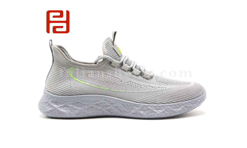 福连升夏季休闲运动漫步鞋飞织透气软底舒适男鞋