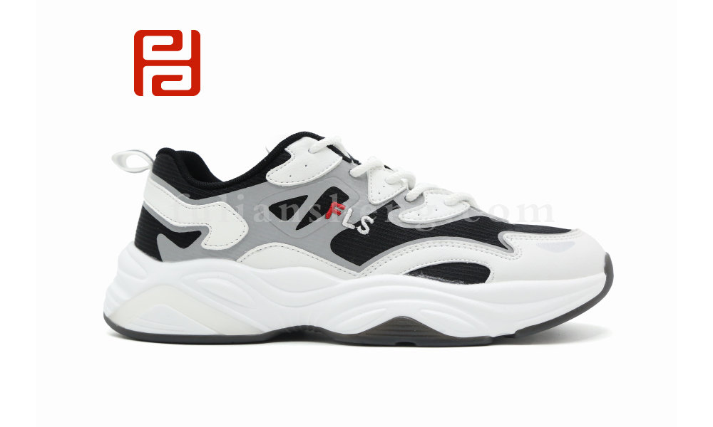 福连升秋季新款运动休闲鞋老爹鞋厚底轻便运动男鞋