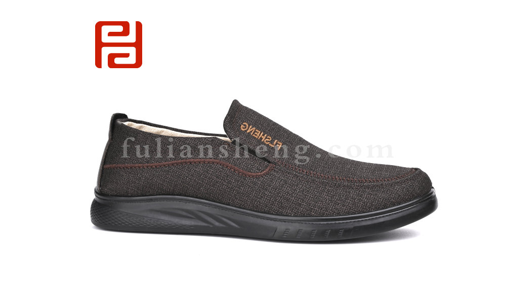 福连升春秋男款单鞋休闲舒适养生中老年鞋