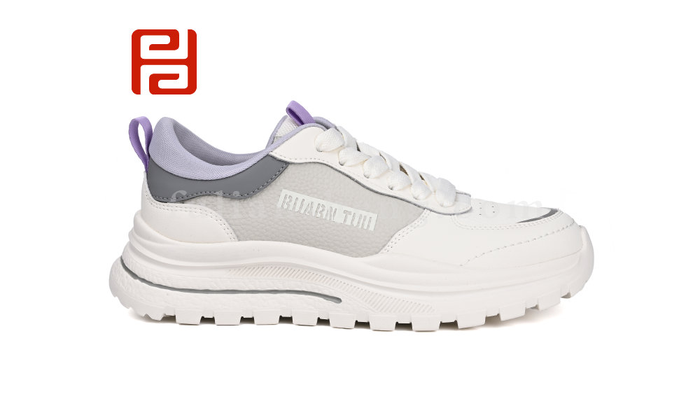 福连升春秋女鞋轻便单鞋皮面复古超轻休闲鞋