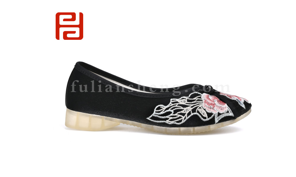 福连升春秋女鞋汉唐风韵汉舞鞋中国风老北京布鞋