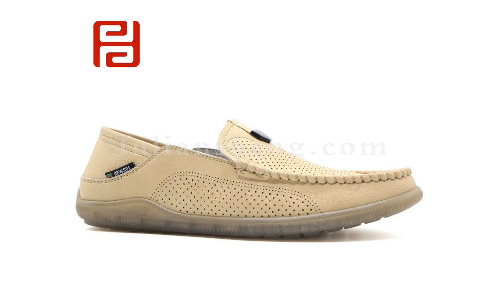 福连升夏季男鞋轻松工作豆豆鞋