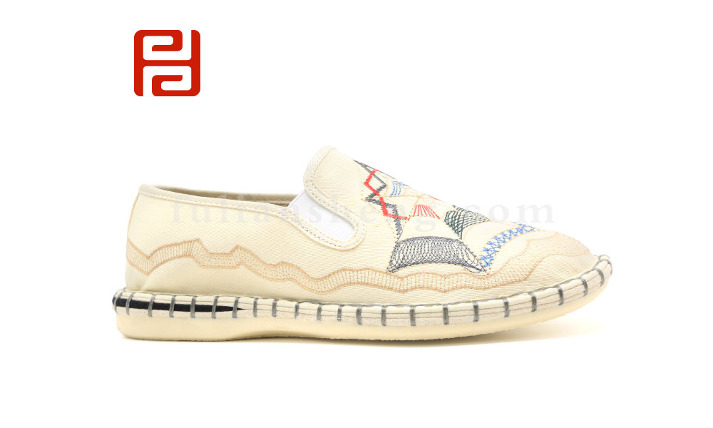 福连升春秋新款时尚国粹男鞋单鞋中国风休闲鞋