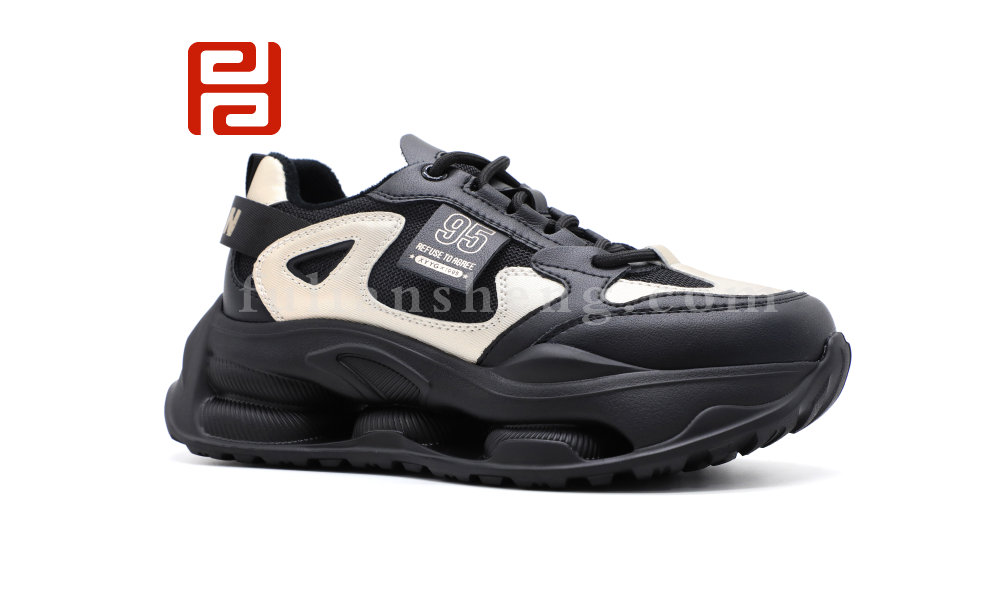 福连升冬季新品运动生活女鞋时尚运动老爹鞋