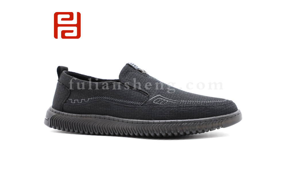 福连升冬季新款休闲生活男鞋舒适休闲手缝鞋