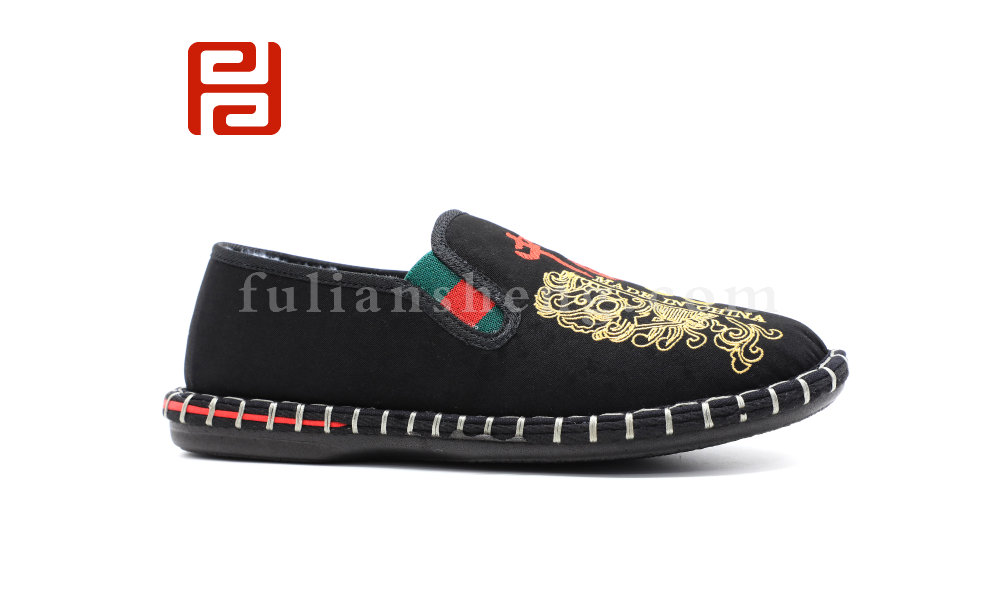 福连升冬季新款中国风尚老北京布鞋时尚国粹休闲鞋