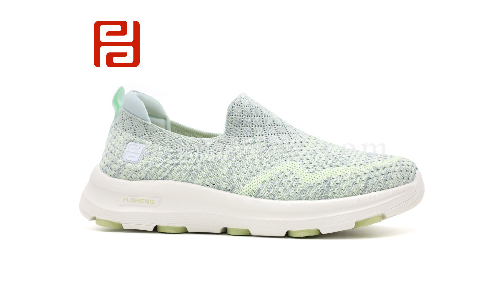 休闲运动女鞋单鞋高弹飞织面料