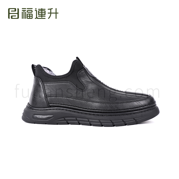 福连升冬季精致百搭商务休闲男鞋