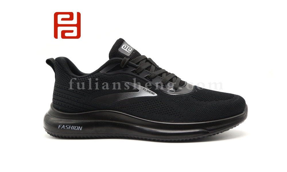 福连升休闲运动鞋春季飞织男鞋轻便缓震舒适漫步鞋图片