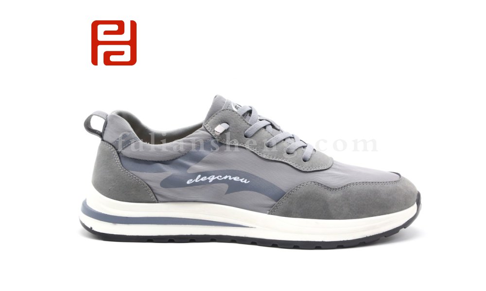 福连升休闲运动男单鞋简洁中老年阿甘运动鞋图片