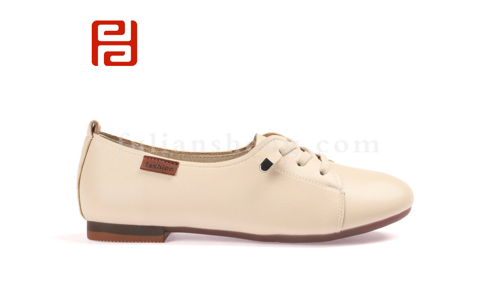 福连升2020春低跟时尚免洗薄底浅口女士单鞋(图2)