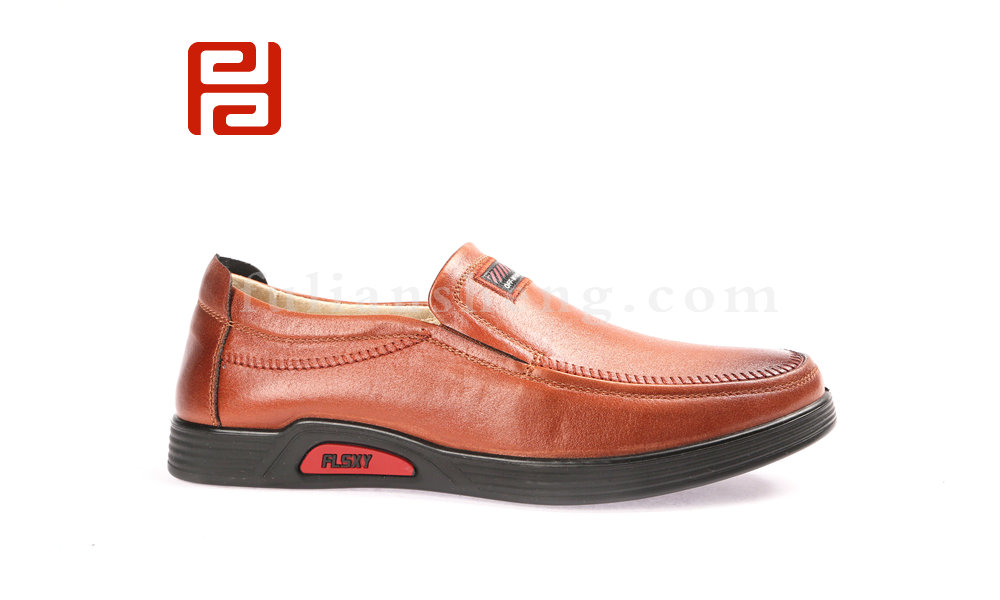 福连升春商务休闲轻便免洗休闲鞋老北京布鞋男士单鞋(图4)