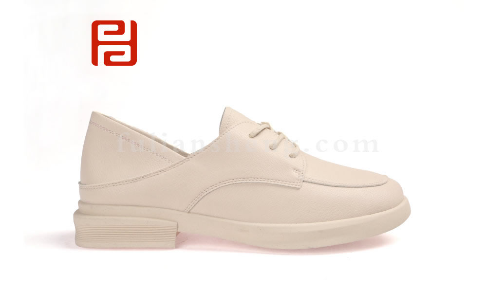 福连升春款女士系带休闲时尚通勤棉麻老北京布鞋(图1)