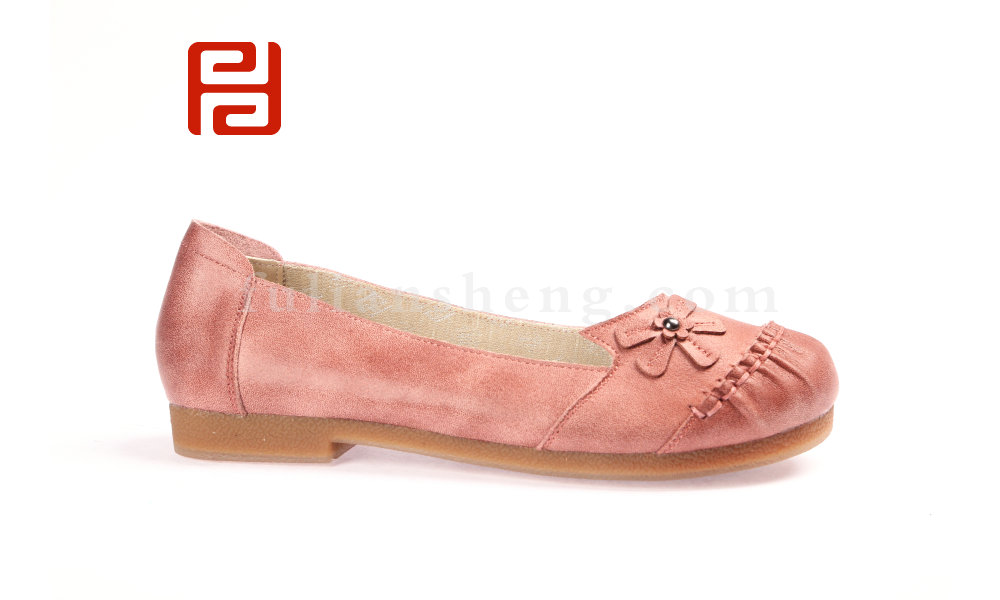 福连升平跟舒适浅口休闲女鞋 轻便老北京布鞋(图4)