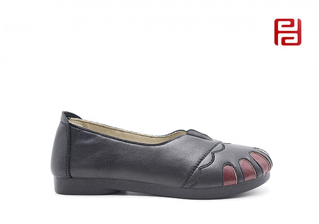 福连升女士春款浅口休闲妈妈鞋舒适软底老北京布鞋