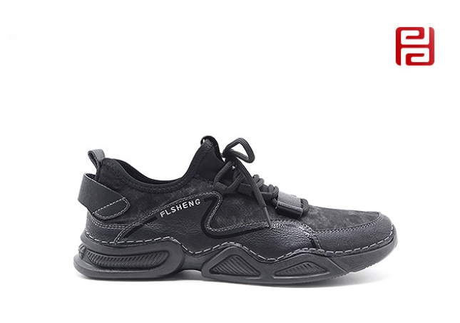 福连升春季新款休闲运动旅游鞋户外漫步鞋拼色男鞋