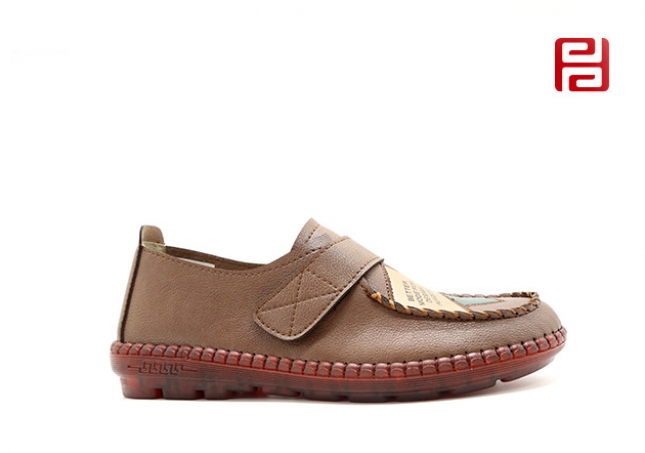 福连升春秋单鞋女鞋中老年舒适休闲手缝鞋