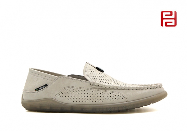 福连升夏季男鞋轻松工作豆豆鞋