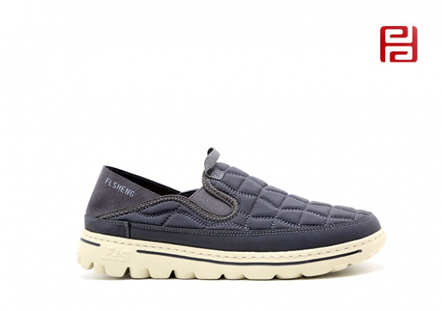 福连升春秋新款男鞋舒适休闲空气夹棉男单鞋超轻鞋