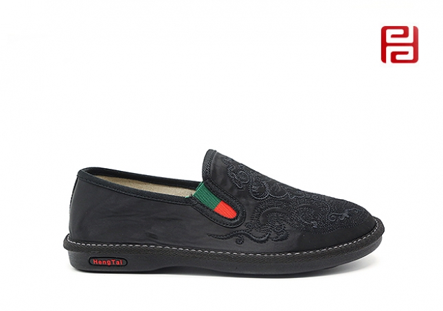 福连升老北京布鞋冲服呢中国风尚棉麻里布轻便男社会鞋