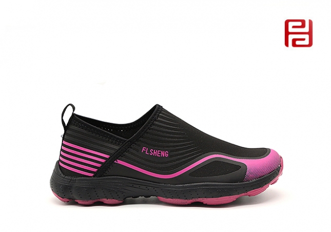福连升防滑情侣鞋平底鞋套脚休闲运动跑步旅行单鞋