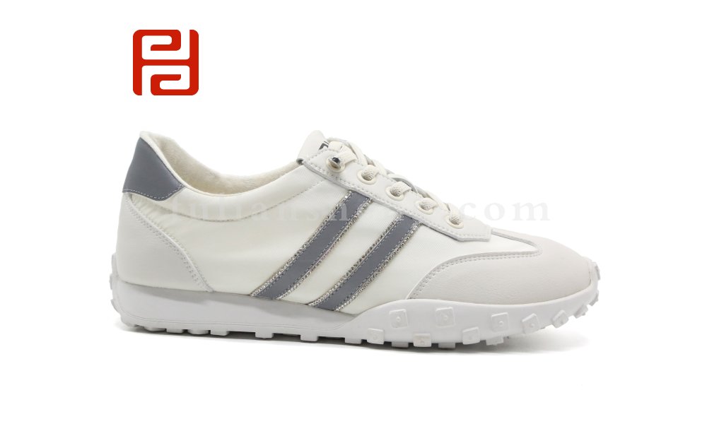 福连升春季女鞋平底休闲百搭小白鞋板鞋学生鞋